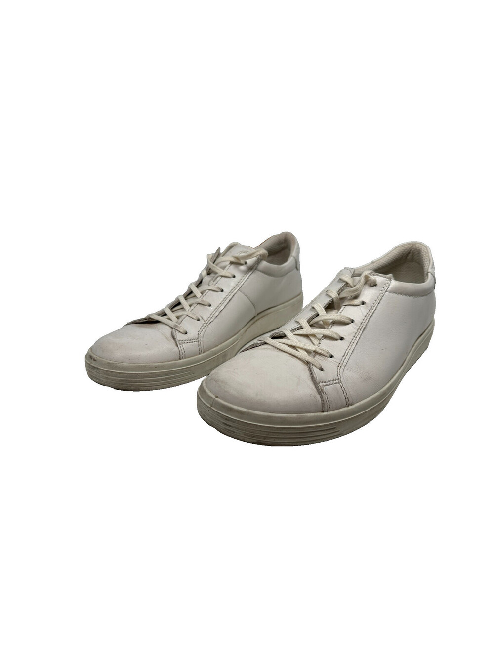 ECCO Sneakers White Soft Classic Casual Shoes Womens 43  Leather Comfort Lace Up
